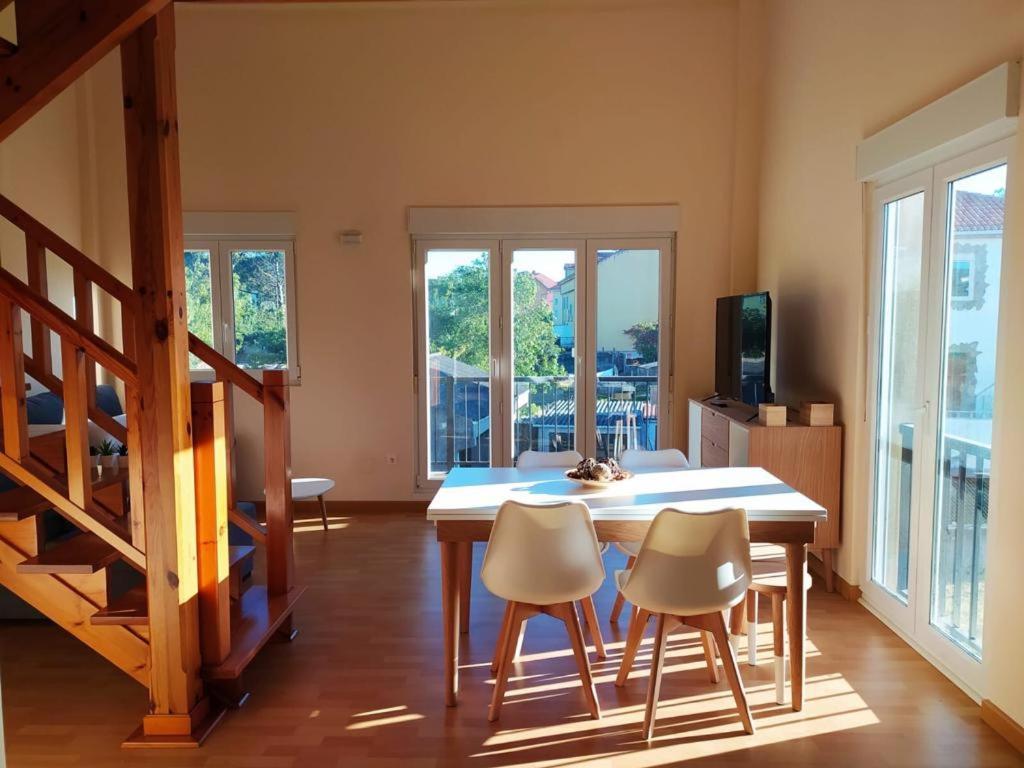 Duplex Playa Langosteira Apartment Finisterre Bagian luar foto